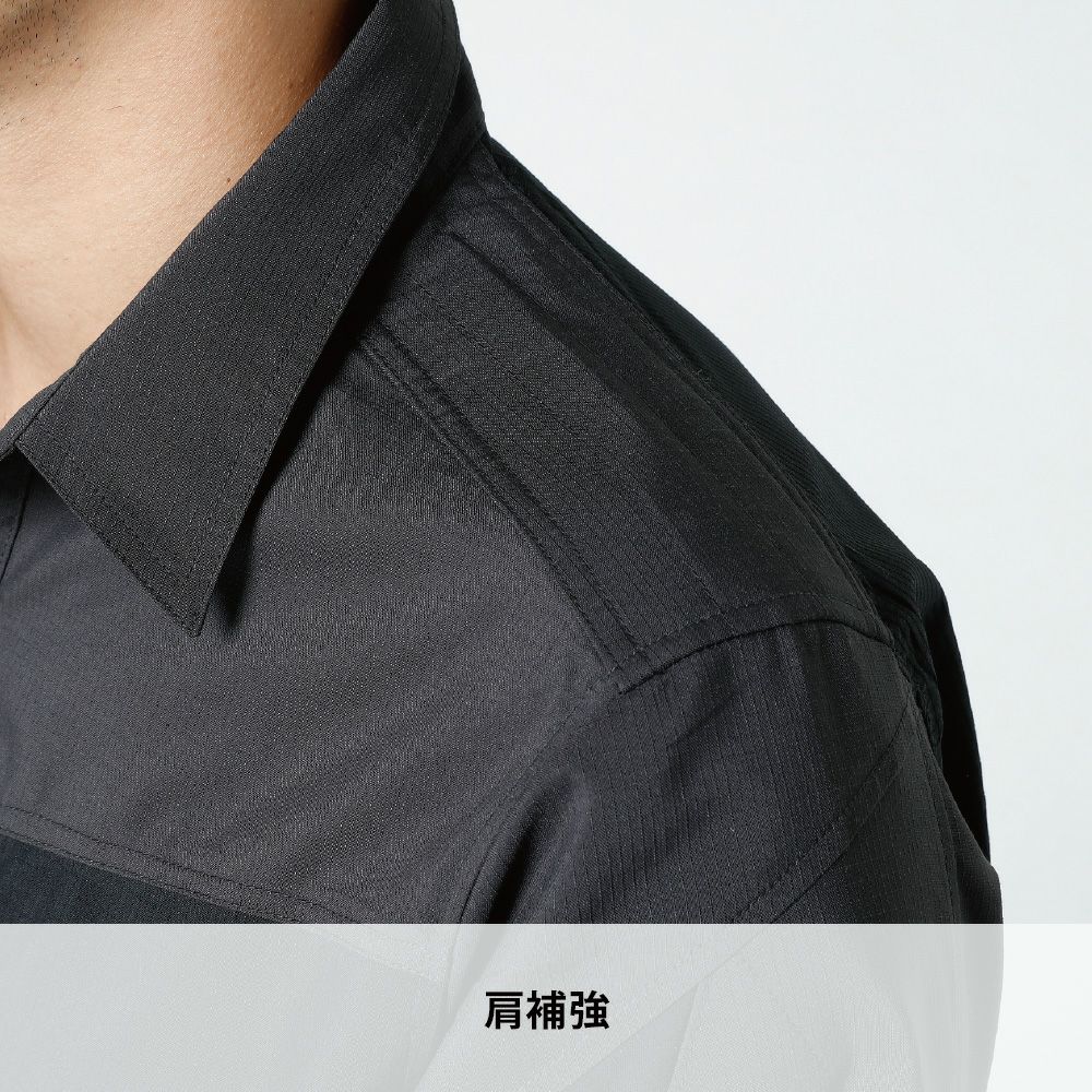 92 ブラック×チャコールグレー