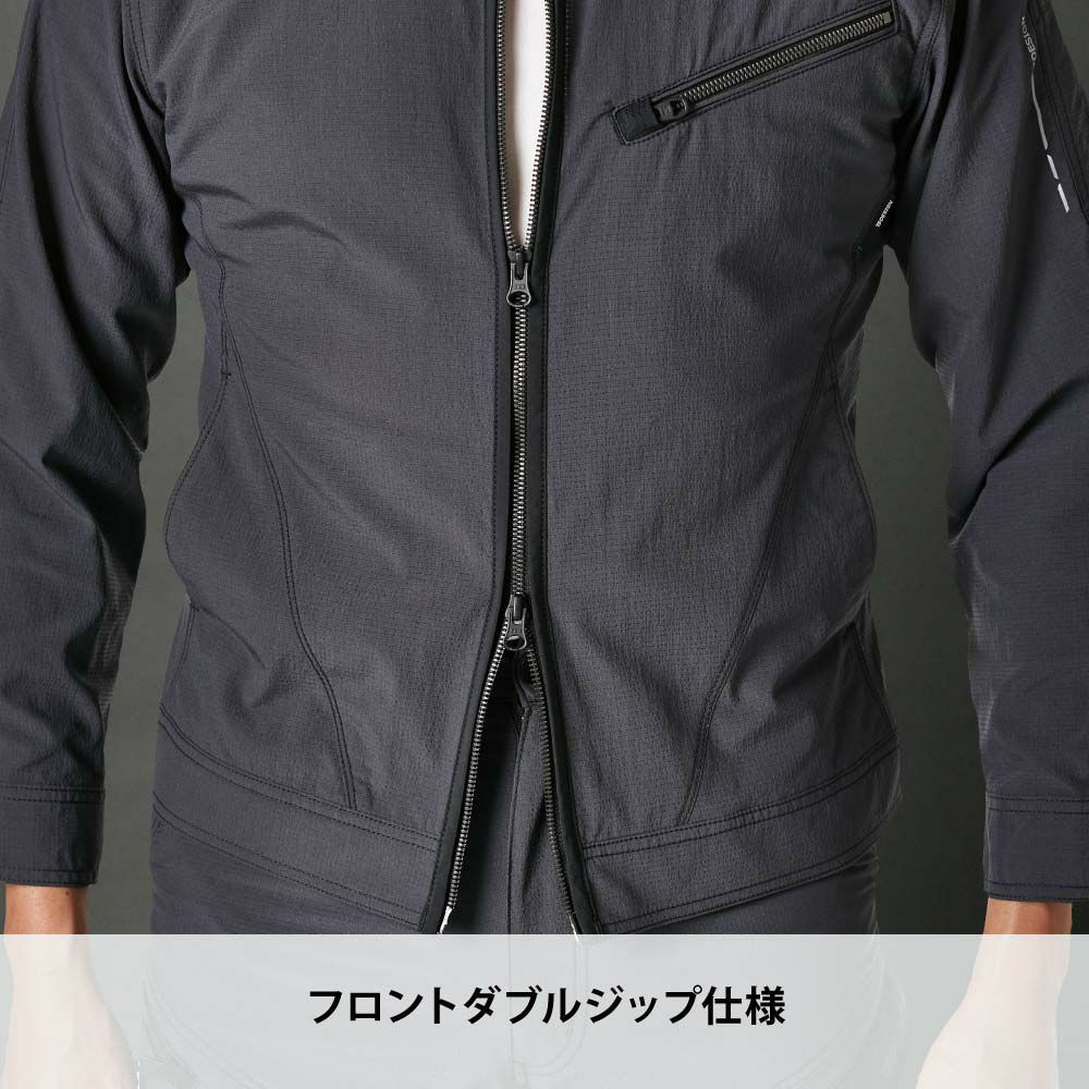 ブラック×チャコールグレー