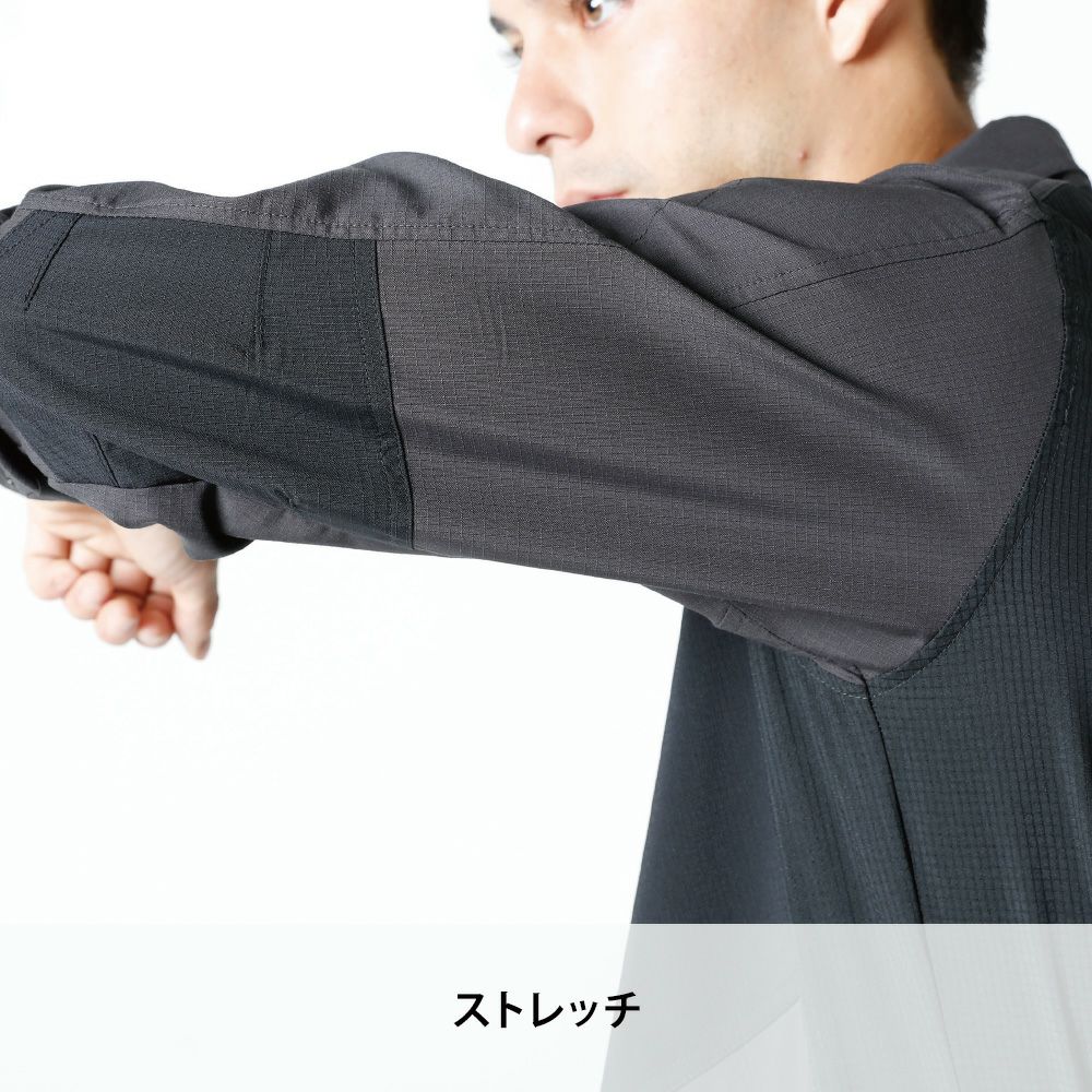 92 ブラック×チャコールグレー