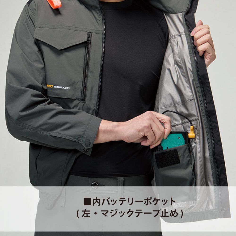 AC2106 エアークラフト 半袖ブルゾン バートル BURTLE 空調作業服 熱中