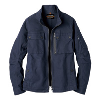 0734 ストレッチ長袖ブルゾン atackbase アタックベース ストレッチ スリムスタイル 製品洗い 作業服 作業着