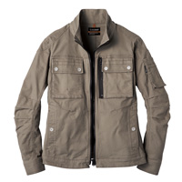 0734 ストレッチ長袖ブルゾン atackbase アタックベース ストレッチ スリムスタイル 製品洗い 作業服 作業着