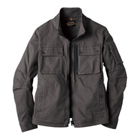 0734 ストレッチ長袖ブルゾン atackbase アタックベース ストレッチ スリムスタイル 製品洗い 作業服 作業着