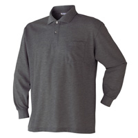 202015 長袖ポロシャツ ATACKBASE アタックベース 胸ポケット 作業着 作業服