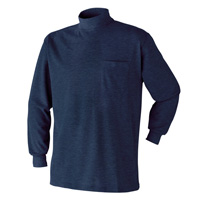 303015 ハイネック ATACKBASE アタックベース ロン T 長袖 胸ポケット 作業着 作業服