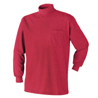 303015 ハイネック ATACKBASE アタックベース ロン T 長袖 胸ポケット 作業着 作業服