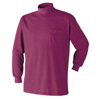 303015 ハイネック ATACKBASE アタックベース ロン T 長袖 胸ポケット 作業着 作業服