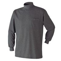 303015 ハイネック ATACKBASE アタックベース ロン T 長袖 胸ポケット 作業着 作業服