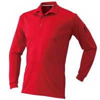 40015 ベンチレーション 長袖ポロシャツ ATACKBASE アタックベース 接触冷感 消臭テープ 吸汗速乾 ストレッチ 作業着 作業服