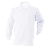 45015 裏起毛ポロシャツ ATACKBASE アタックベース 長袖 ピリング防止加工 作業着 作業服