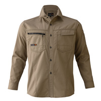 5516 長袖シャツ ATACKBASE アタックベース 微起毛 作業着 作業服