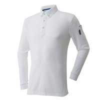 60015 制電 長袖ポロシャツ ATACKBASE アタックベース JIST-8118 通気 吸汗 速乾 消臭 作業着 作業服