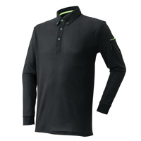 60015 制電 長袖ポロシャツ ATACKBASE アタックベース JIST-8118 通気 吸汗 速乾 消臭 作業着 作業服