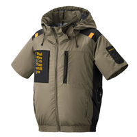 【一部即納】7745 The tough 空調風神服 チタン 半袖 ジャケット フルハーネス 対応 ATACKBASE アタックベース 裏チタン 作業着 作業服