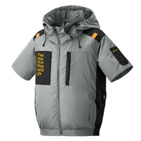 【一部即納】7745 The tough 空調風神服 チタン 半袖 ジャケット フルハーネス 対応 ATACKBASE アタックベース 裏チタン 作業着 作業服