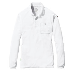 165 長袖ポロシャツ バートル 作業着 作業服 吸収速乾 ドライメッシュ