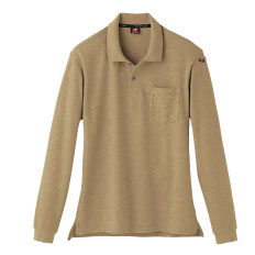 【一部即納】505 長袖ジップシャツ バートル 作業着 作業服 吸収速乾 鹿の子 ドライメッシュ