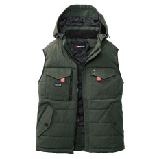 【一部即納】5054 防寒ベスト バートル BURTLE 作業着 作業服 防風性 撥水性 耐久性 NEW フルハーネス対応 電熱パッド対応 ミリタリールックス ハイブリッド防寒