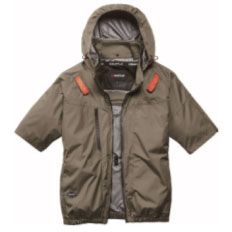 【即納】AC2096  エアークラフト 半袖ブルゾン バートル BURTLE 空調作業服 熱中症対策 作業着 ハーネス対応 2026年モデル 新作 山 アウトドア 釣り　ゴルフ AIRCRAFT 春夏 サイドバックファン