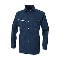 袖シャツ a-4078 cocos ユニセックス 帯電防止素材 反射 消臭効果 作業着 作業服