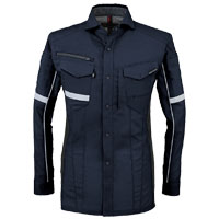 長袖シャツ A-7078 コーコス ストレッチ JIS T 8118 反射 ひんやり 作業着 作業服