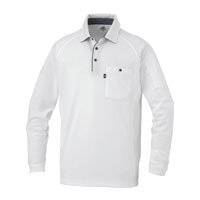 AS-2758 長袖ポロシャツ リラックスフィット CO-COS コーコス 消臭 吸汗速乾 UVカット 作業着 作業服