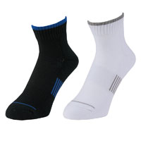 G-9261 ロークルー先丸2P コーコス ニオイクリア 消臭 靴下 アコーディオンメッシュ グラディエーター