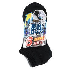 【即納】メッシュ 夏靴下 SE-2606 フルメッシュソックス アンクル丈 6P 靴下 ソックス 作業着 作業服