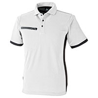 リフレクション半袖ポロ 1711 中国産業 CUC 防汚 高視認 反射プリント ユニセックス トップス 作業服 作業着