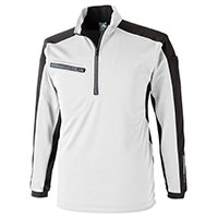 リフレクションZIP長袖ポロ 1720 中国産業 CUC 帯電防止 防汚 高視認 反射プリント ユニセックス トップス 作業服 作業着