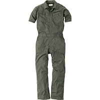 コスパリップストップレディース半袖ツナギ 9311 中国産業 CUC つなぎ オーバーオール 作業服 作業着