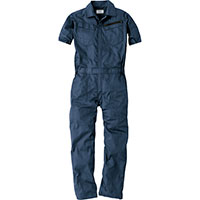 コスパヘリンボーンレディース半袖ツナギ 9313 中国産業 CUC つなぎ オーバーオール 作業服 作業着