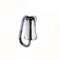 【即納】ステンレスカラビナフック FS-3 カラビナ スチール 2ツ穴 固定 ツール 土牛 ダイヤ商事 工具ホルダー 工具 作業着 作業服