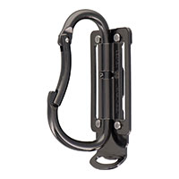 【即納】可動式ツールフック DT-THM-811G カラビナ スチール2ツ穴 可倒 湾曲ゲート ツール 三共コーポレーション 工具ホルダー 工具 作業着 作業服