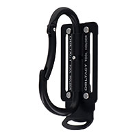 【即納】可動式アルミツールフック SI-ATM-MBK カラビナ アルミ 2ツ穴 可倒 ツール 三共コーポレーション 工具ホルダー 工具 作業着 作業服