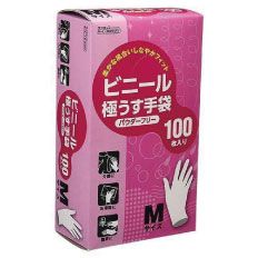 【即納】 06954 ビニール極うす手袋 パウダーフリー 100枚入 L ダンロップ 極薄手袋 塩化ビニール 粉なし 作業着 作業服