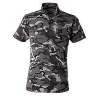 NRS216 ヘビーウェイトジップネックTシャツ 半袖 EVENRIVER イーブンリバー トップス 綿混 作業着 作業服