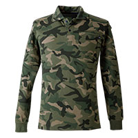 NRS406 ヘビーウェイトポロシャツ 長袖 EVENRIVER イーブンリバー トップス 綿混 作業着 作業服