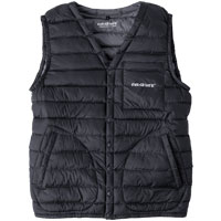 R125 ファイバーダウンベスト EVENRIVER イーブンリバー 防寒 保温 中綿 作業服 作業着