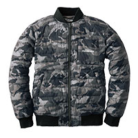 R129 ファイバーダウンフライトジャケット EVENRIVER イーブンリバー 中綿 軽量 保温 防寒 アウター 作業着 作業服