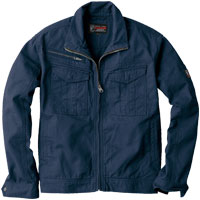 【インディゴブルーM～3Lは即納】SR-4007 スタンダードブルゾン EVENRIVER イーブンリバー 綿100％ ワークウェア 作業服 作業着