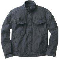 US-1107 フィッシャーストライプブルゾン EVENRIVER イーブンリバー 綿100 ヘリンボン 作業着 作業服