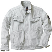 US-1107 フィッシャーストライプブルゾン EVENRIVER イーブンリバー 綿100 ヘリンボン 作業着 作業服