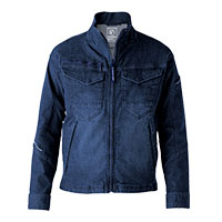 【一部即納】USD1507 エクストリームストレッチマックスデニムブルゾン EVENRIVER イーブンリバー ストレッチ 厚地 ムラ糸 作業服 作業着