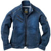 【S～3Lは即納】USD307 ストレッチデニムブルゾン EVENRIVER イーブンリバー スタイリッシュ カジュアル 作業着 作業服