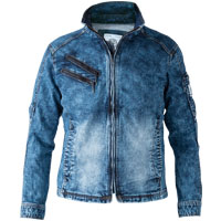 【一部即納】USD807 ストレッチパウダーデニムブルゾン EVENRIVER イーブンリバー 数量限定 3D ストレッチ ダブルファスナー 作業服 作業着