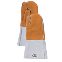 【即納】#2A 電気溶接用3本指 富士グローブ 牛皮手 溶接用 作業着 作業服