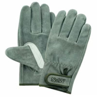 【即納】SW-32B S&W 国産牛床皮オイル加工 マジック付 富士グローブ 牛皮手 国内なめし 床皮 オイル 作業着 作業服