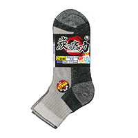 【即納】860 炭の底力 セミショート 先丸 2P 富士手袋 FUJITE 靴下 ソックス 作業着 作業服