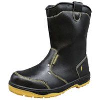 #216 福山ゴム 安全靴 キャプテンプロセフティー 半長靴 サイドファスナー 安全ブーツ セーフティーシューズ 作業靴 作業服 作業着